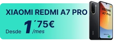 Añade tarifa móvil y llévate un Xiaomi Redmi A7 Pro desde 1,25€/mes